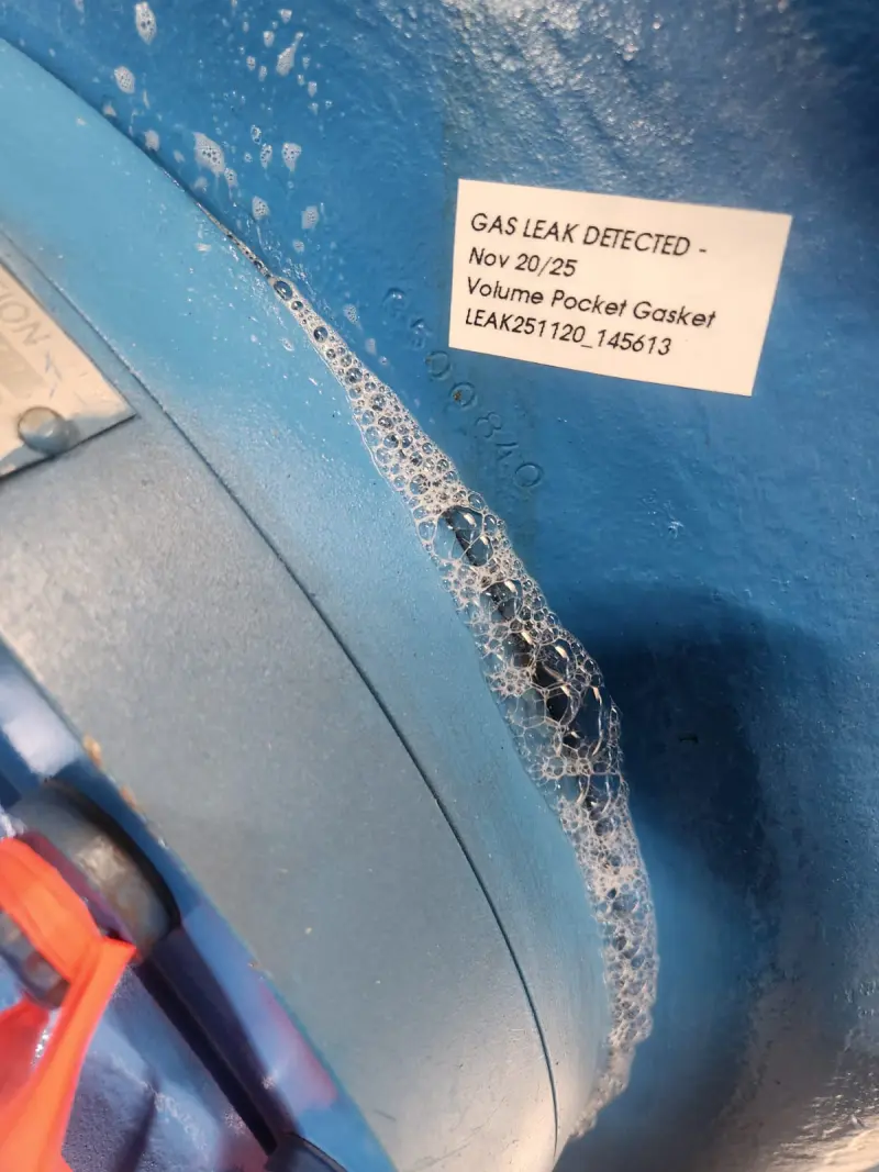 Volume pocket gasket field survey